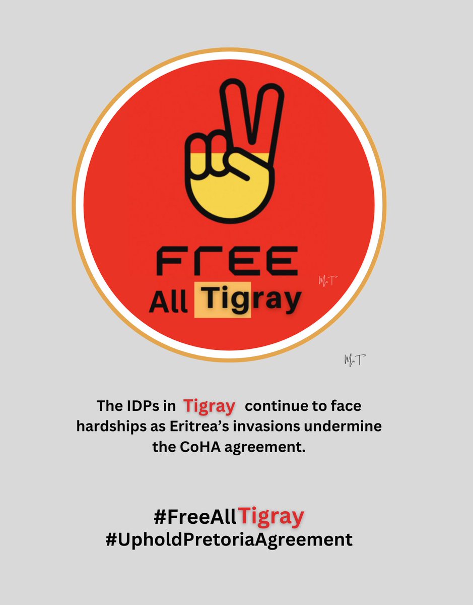 #Eritrea’s continued violations in Tigray defy the CoHA agreement. Despite calls for withdrawal a year ago,aggression & atrocities persist, deepening the suffering of IDPs. #FreeAllTigray #UpholdPretoriaAgreement @StateCSO @Eyerustg @AsstSecStateAF @MikeHammerUSA @_AfricanUnion