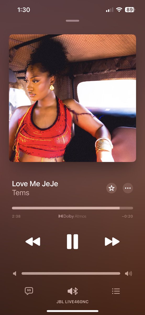 Tems your royal highness
Love me JeJe 🥹😍