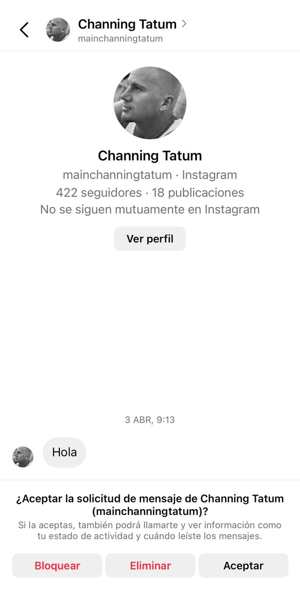 Channing Tatum me dijo hola!!!!