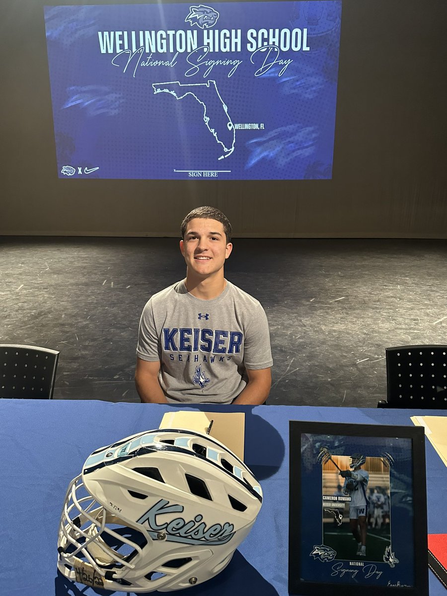 Congratulations to two of our Wolverines who signed yesterday to play at the next level! Carson is attending UNCP and will long snap/play WR and Cameron has signed to Keiser to play lacrosse! Proud of each of you and thank you for all you did for the program!