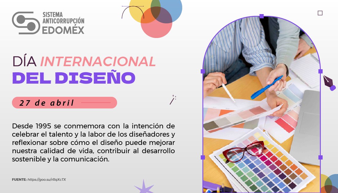 Hoy celebramos el #DíaMundialDelDiseño 🎨💻 el cual tiene una gran importancia en nuestras vidas, desde el arte y la moda hasta la tecnología y la arquitectura.