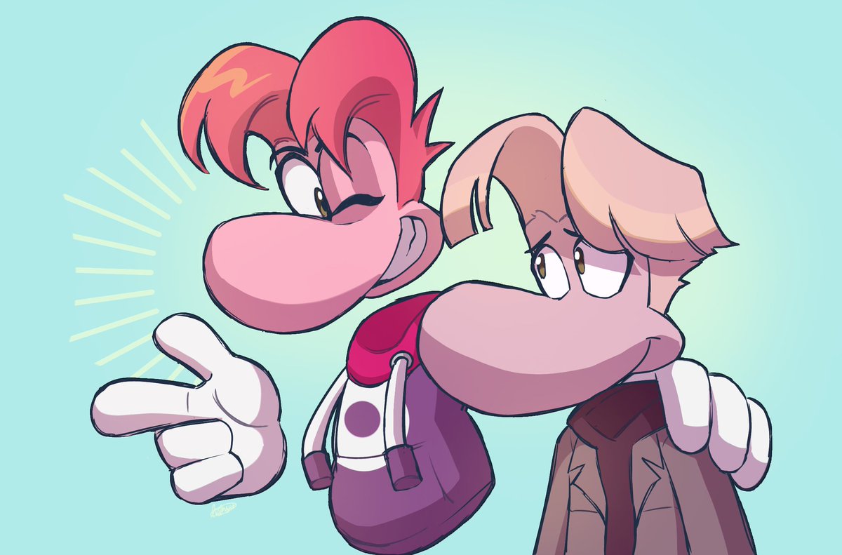 They'd get along idc what anyone says. #Rayman