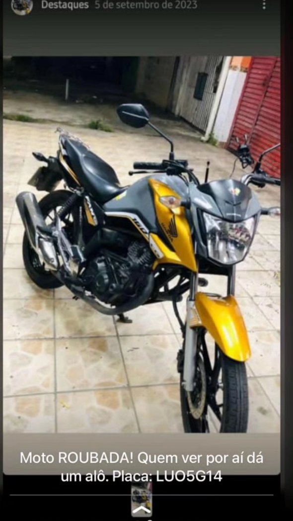 BOA NOITE GENTE, NADA AINDA DA MOTO, AJUDA A COMPARTILHAR! MOTO DE TRABALHO DO MEU MARIDO!! ME AJUDEM POR FAVOR!! RT RT RT RT #COMPARTI #MOTOROUBADA