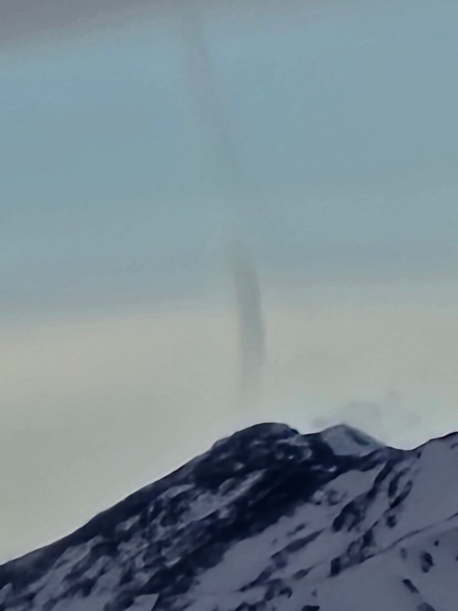 NWSAnchorage's tweet image. Landspout tornado spotted near Rusty Point on April 19th!
These events, while not rare, go mostly unnoticed due to our topographically diverse area.
Credit to Geremy Clarion who captured these pictures. 

For more info on this, and other phenomena, visit weather.gov/glossary