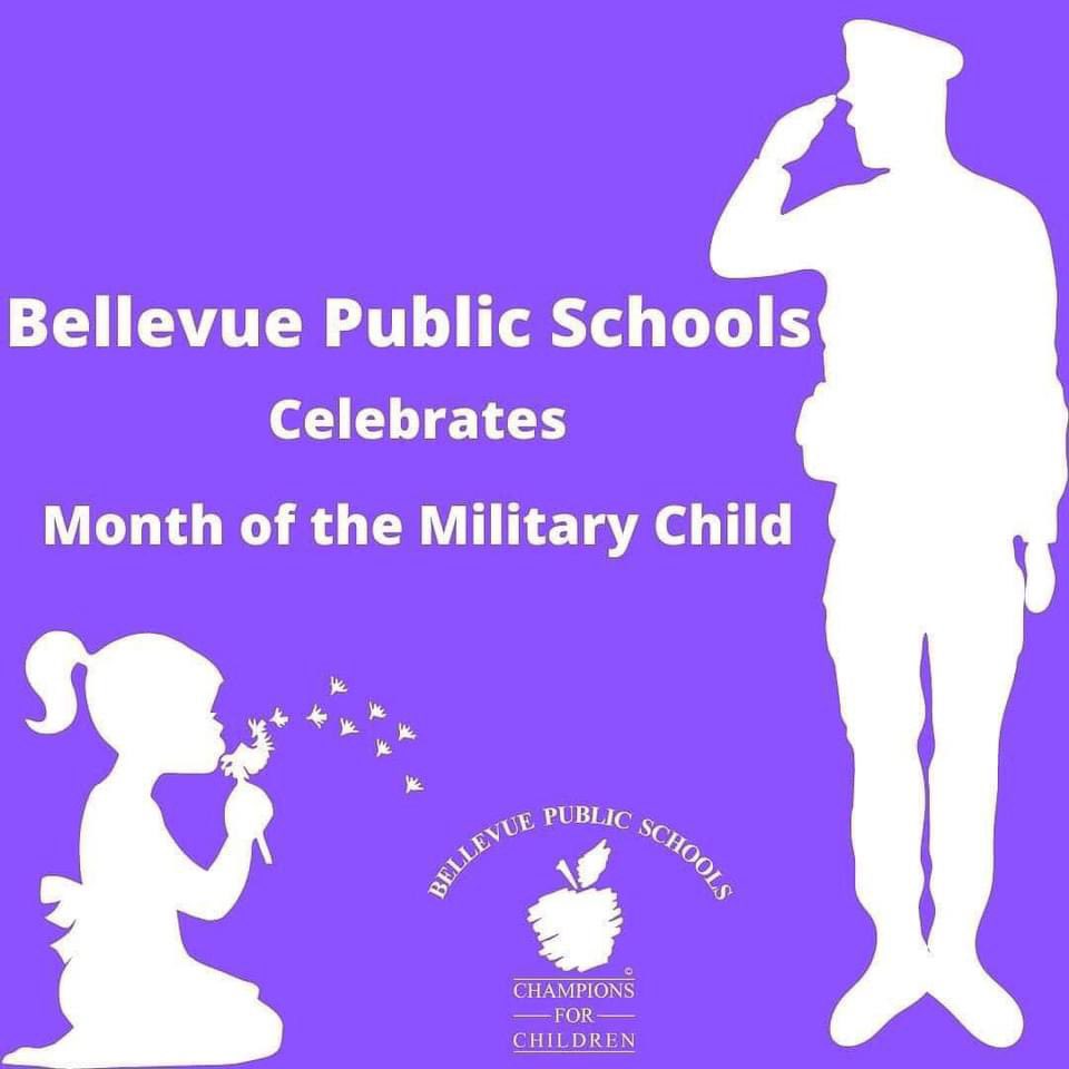 Celebrations continue across BPS in recognition for Month of the Military Child💜

A high-five 🤚welcome this morning at @BLPanthers1 as @Offutt55FSS kicked off the day with some fun while supporting our students! 

#TeamBPS #bpsne #ChampionsForChildren #FindJoyInTheJourney #MOMC