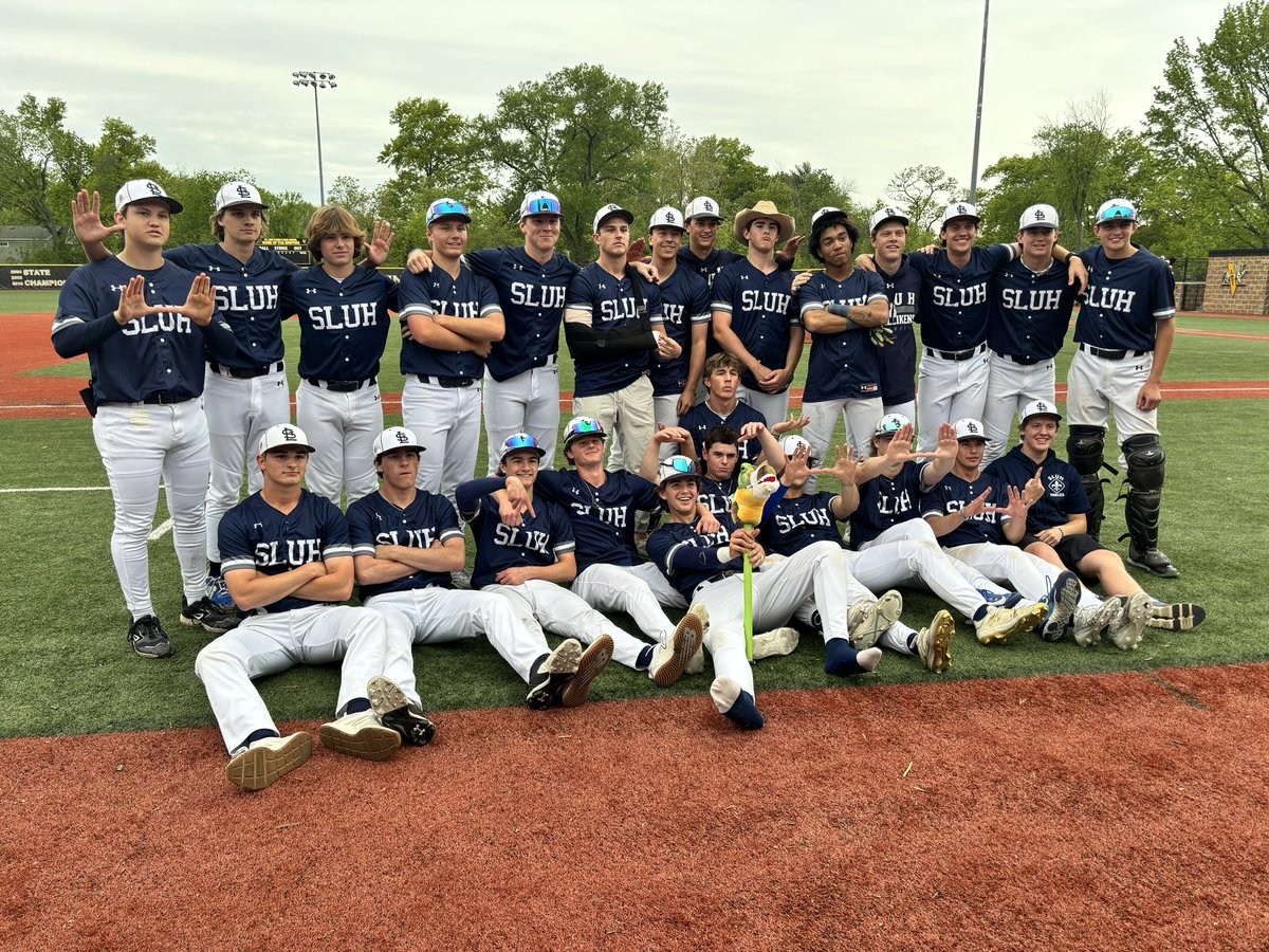 The 2024 MCC Baseball Champions clinched with a 2-0 win on a complete game no-hitter by Michael Strong! Jr. Bills finish MCC play with a 7-1 record Congratulations to Coach King, the student-athletes and the entire coaching staff! #AMDG #SLUHAthletics #LiveTheMission