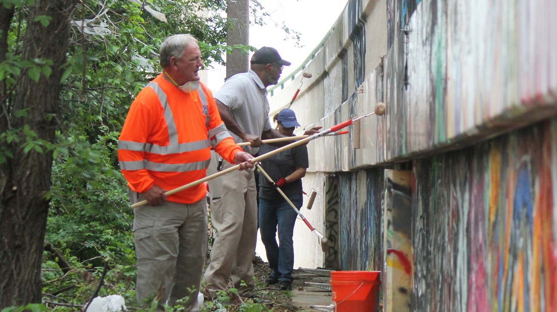 Arlington is dedicated to making sure we have a clean, safe and healthy community. Please visit our new Clean Arlington webpage, arlingtontx.gov/CleanArlington, to learn more about how the City works to address litter, graffiti, and illegal dumping, and how you can get involved.