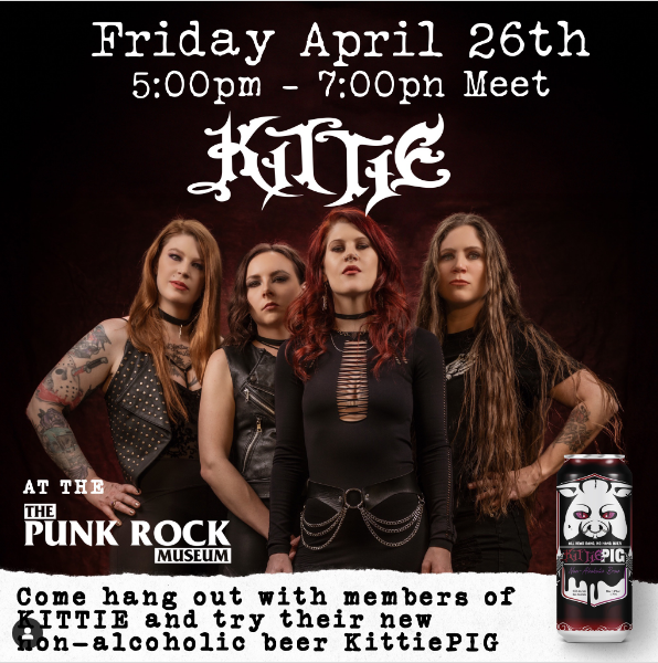 Hang with @officialkittie #thepunkrockmuseum for @snwfest this weekend in #Vegas! Your #roadtrip 📷 📻soundtrack: highwayrock.fm