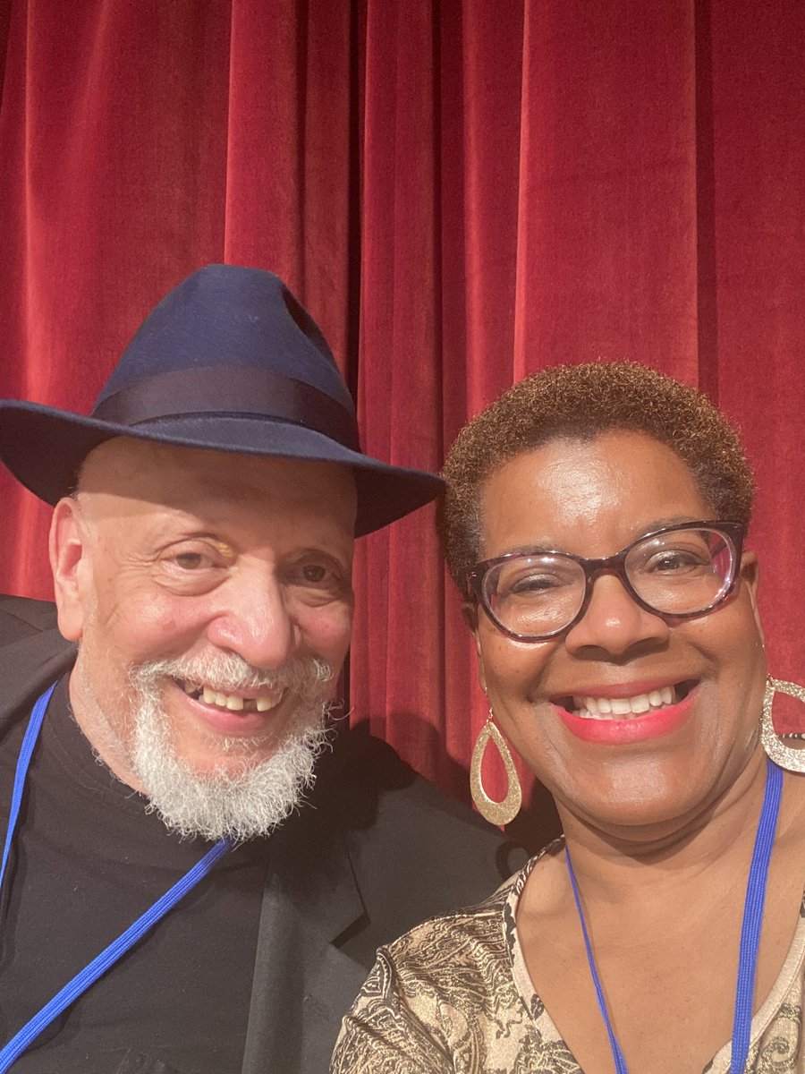 I’ve been on such a tight script deadline that I never posted this photo with giant Walter Mosley after our Saturday panel at the @latimesfob. LEGEND! Thanks to Paula L. Woods for moderating!