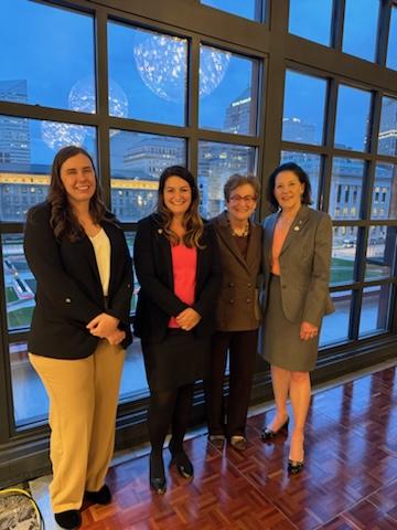 We congratulate our @cwru_law Capstone student Kalie Bagent on the completion of her semester with us. Kalie joined our William K. Thomas Inn of Court meeting featuring American Inns of Court President Judge Barbara Lynn & our incomparable Inn President Judge Annie Walton Keller