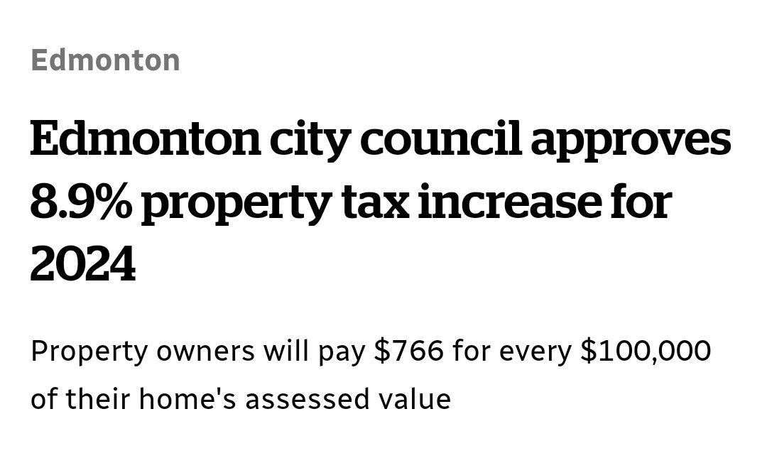 Congratulations Edmonton!

If voting for the worst NDP politicians wasn't enough at the provincial level, they decided to vote for one of the most incompetent Liberal MPs, Amarjeet Sohi, for a Mayor.

The avg price of a home in YEG of $428K will pay $8.97/day in municipal…