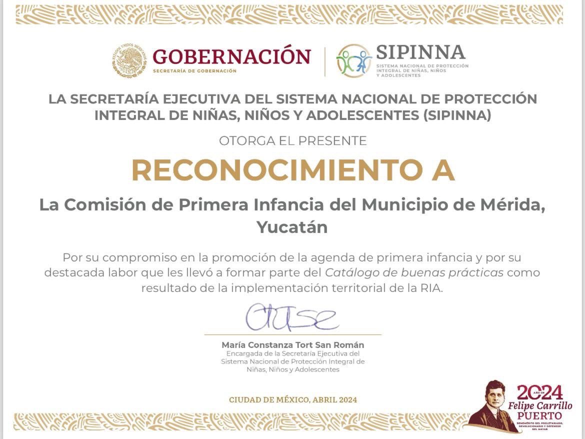 AyuntaMerida's tweet image. Felicidades al @DIF_Merida por esa dedicada y amorosa labor.