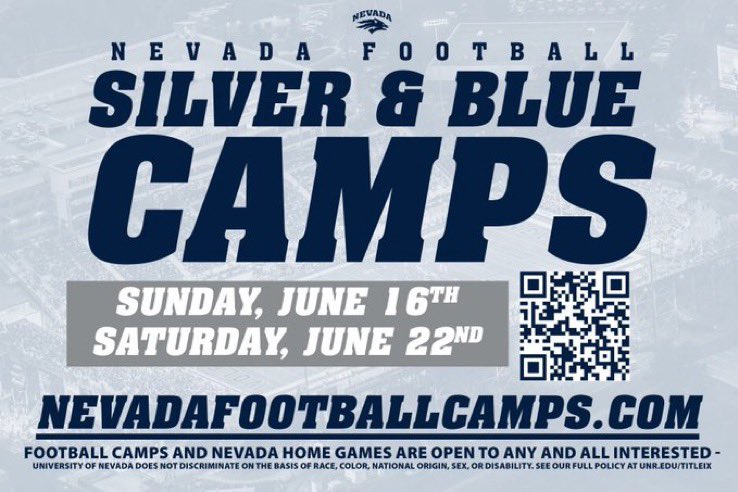 Thank you @IoaneNoQuestion for the camp invite! @RAREAcademyID @BrandonHuffman @NevadaFootball @CoachChoateFB