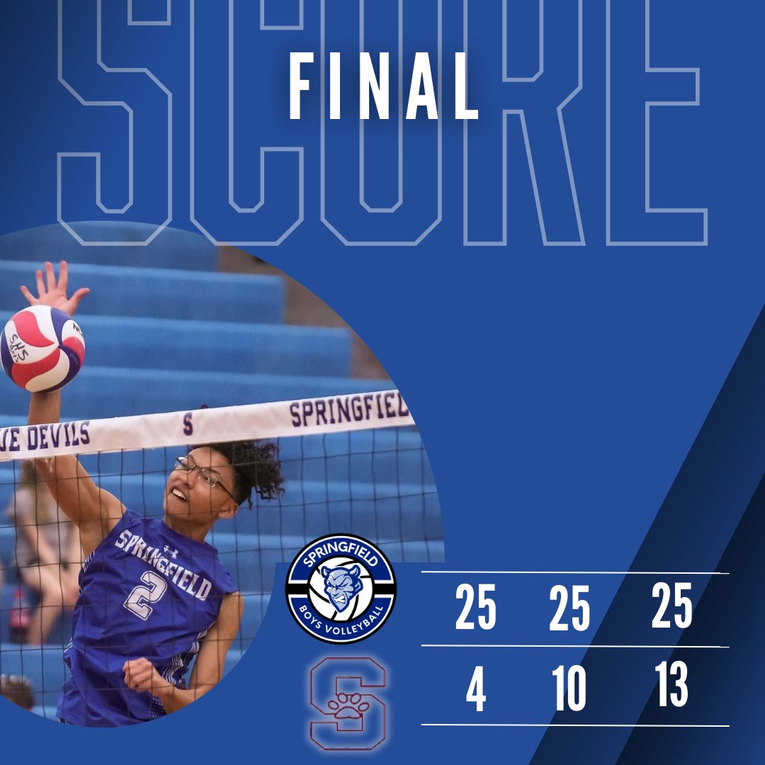 DEVILS WIN!!! 😈🔥🏐

Our final home match of the regular season is tomorrow night! Come to the fieldhouse for some Friday night volleyball!!! 

#ohsaaboysvolleyball #boysvolleyballisback #springfieldboysvolleyball #springfieldstrong #brickbybrick #GoDevils😈