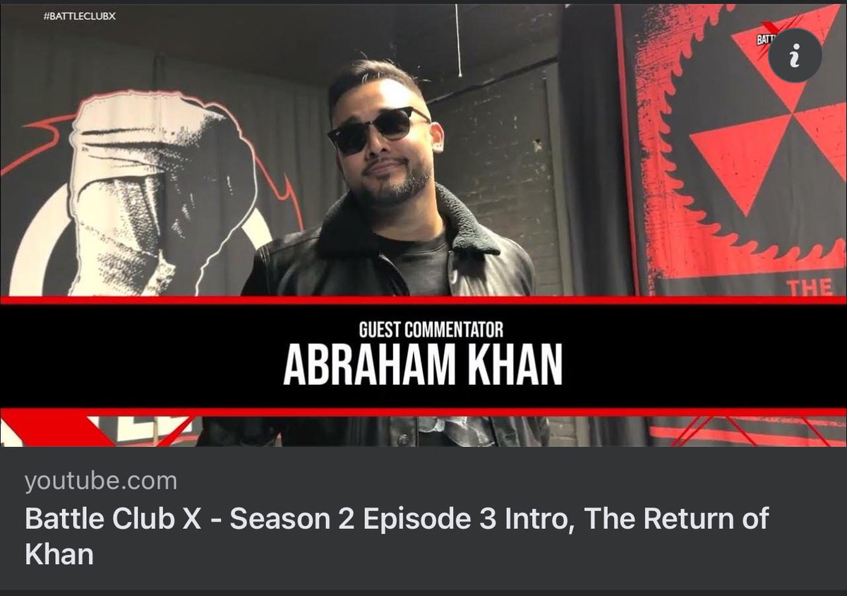 BattleClubX Season 2 Episode 3 dropped just NOW in its entirety ! #AbrahamKhan is back. Link 👇 youtu.be/zhiWvya-oN8?si…