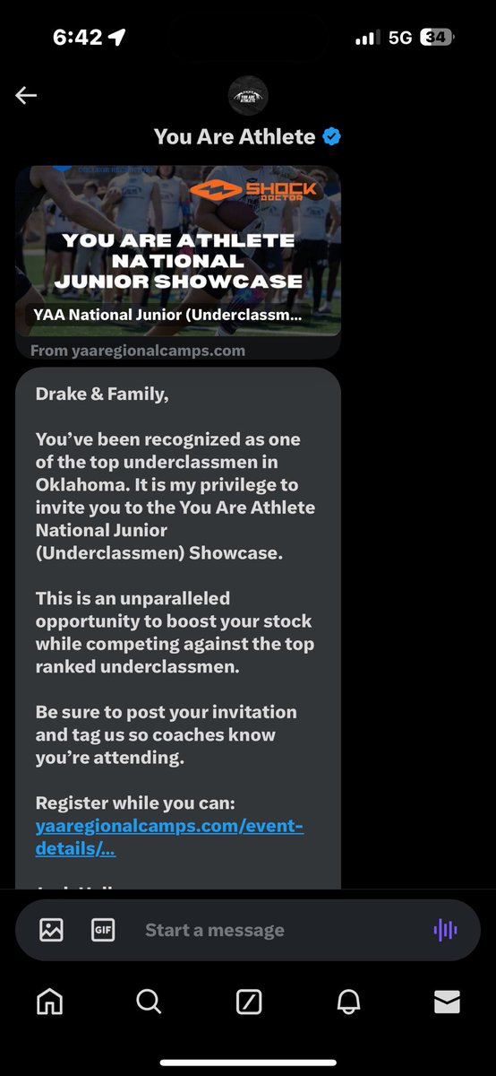 thanks for the invite much appreciated @youareathlete @JWMadonna @CoachBlitch