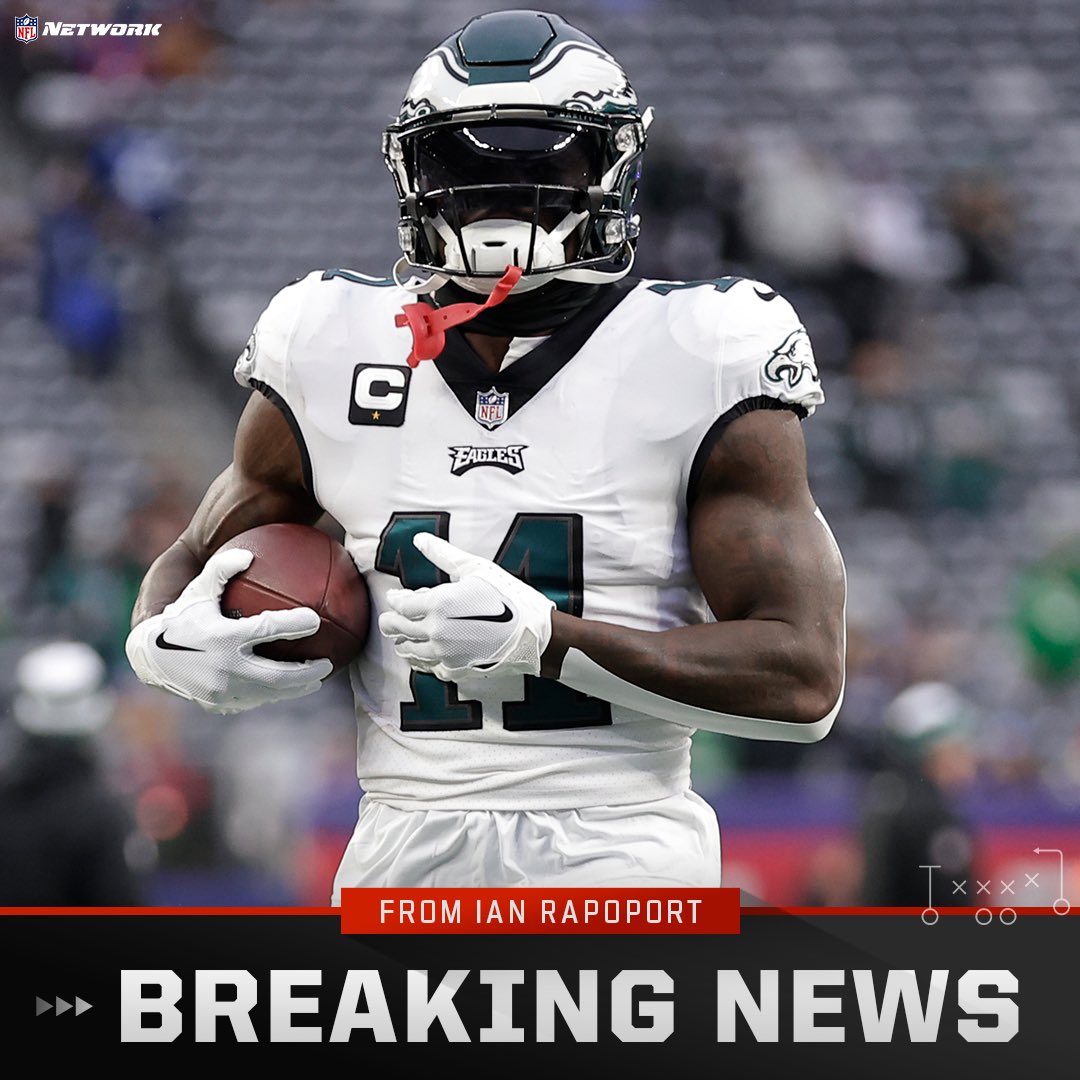 Sources: The #Eagles and star WR AJ Brown agreed to terms on a new 3-year extension for $96M, the highest for any WR in NFL history. He’s now under contract thru 2029 & his total guarantee of $84M is also the highest. The deal, his third at 27, was done by Tory Dandy of CAA.