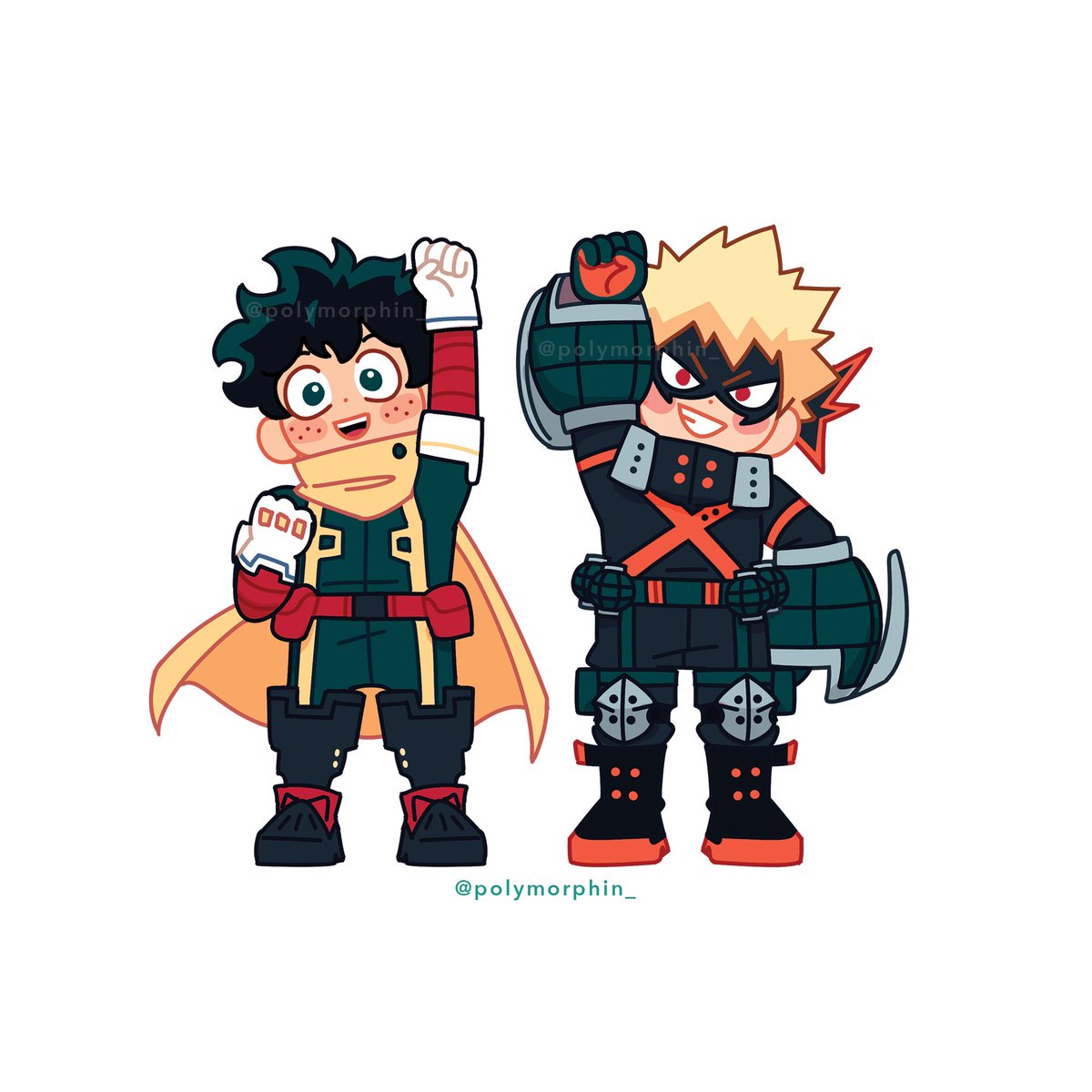 thank you for all the love on these lil guys! PO’s close tomorrow 💌💚🧡 #bkdk #bakudeku #mha #bnha