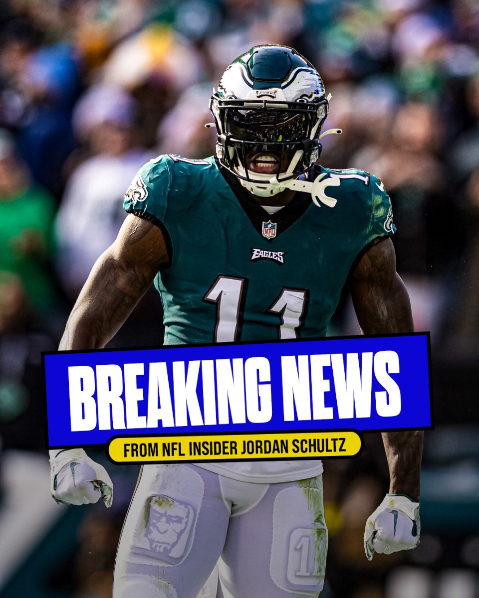 BREAKING: The #Eagles are signing All-Pro WR A.J. Brown to a massive 3-year extension, per sources. It’s 96 M!!!