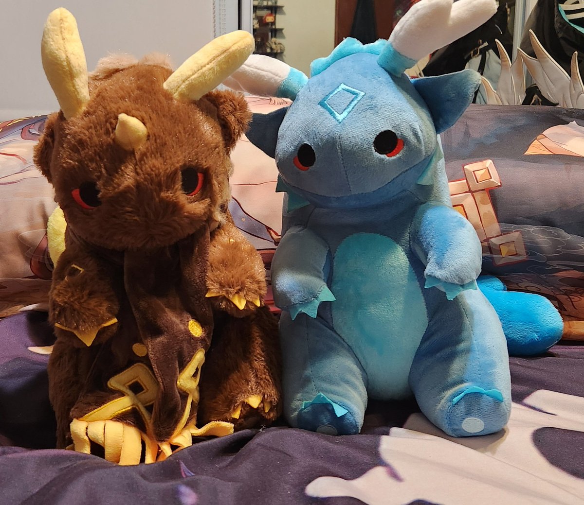 LucreLord's tweet photo. @Nagarnia_art Thank you for having these wonderful boys up for adoption! Both will be showered with all the love I can spare. https://t.co/6pRdhGl0pu