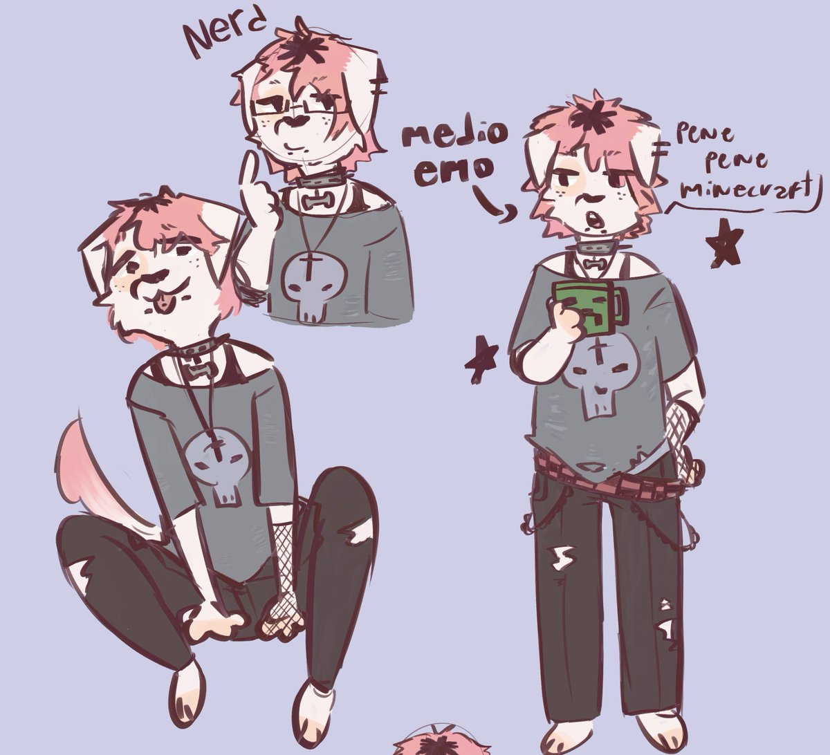 ro0binwhoops's tweet photo. okay I'm not a furry- but I used to have a fursona in 2020...and well I redraw him because why not? 😭😭 https://t.co/mCY3RJt1Vf