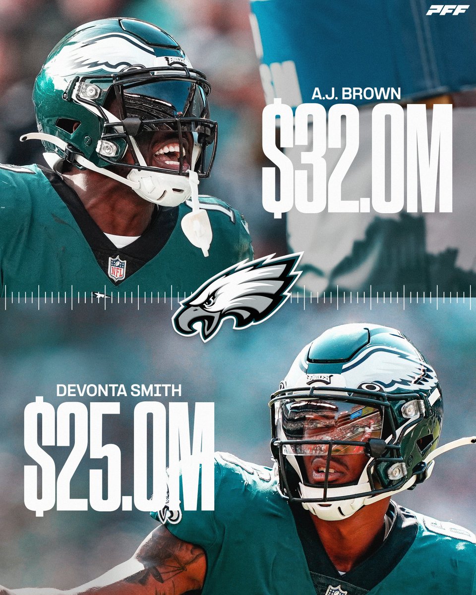 The Eagles WR duo is MONEY 💰