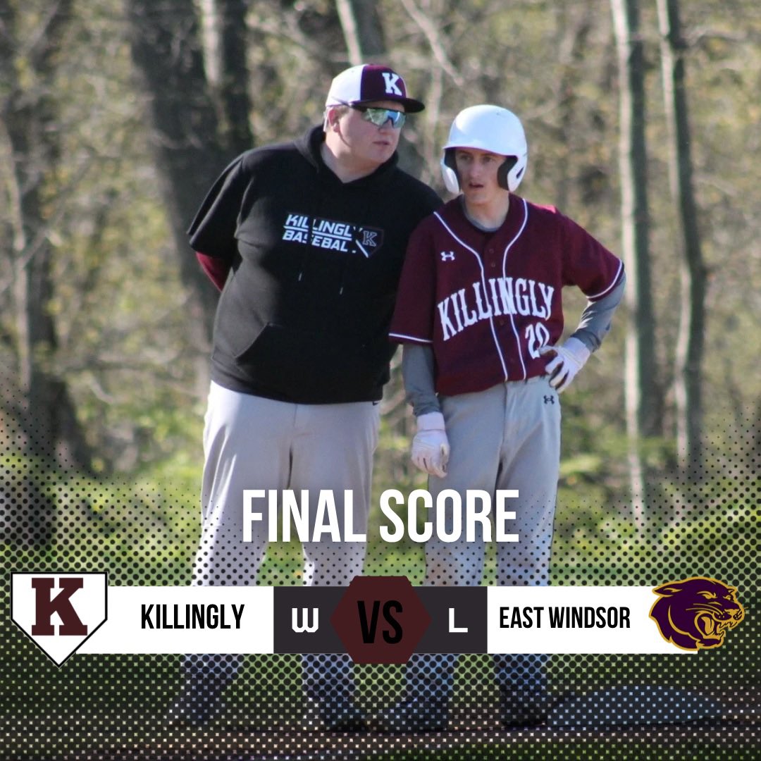 Jake Voyer’s 3 hit day along with Tucker Bond’s 2 hit day helps push Killingly to victory. 

Bertram pitched a complete game and had 7 strikeouts as well.

#TheVillage