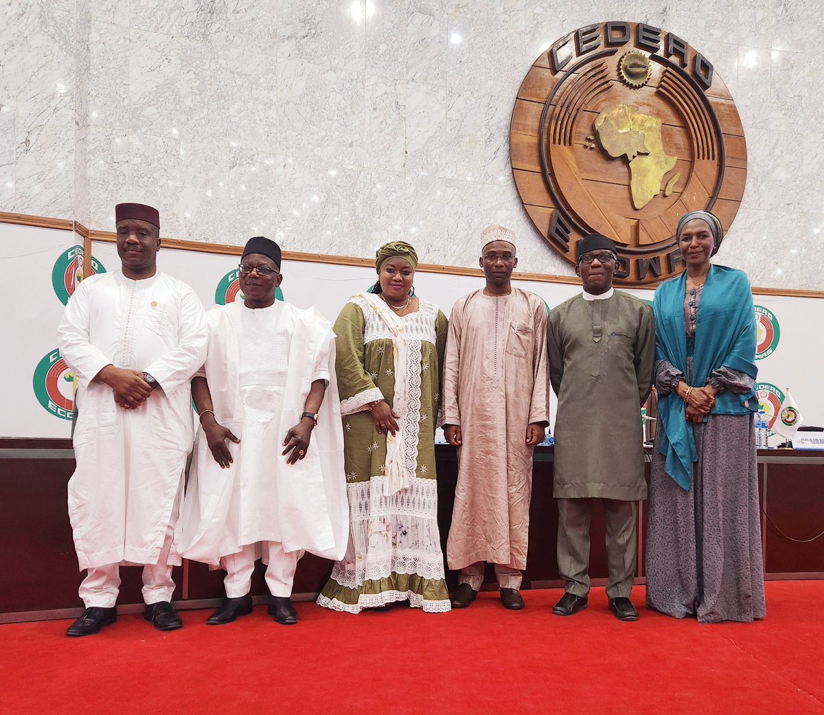 Honoured to join @Bankole_Adeoye at the inaugural joint consultative meeting bw @_AfricanUnion #PSC @ecowas_cedeao #MSC led by co-chairs Amb. Janaiba Jagne of the #Gambia & Amb. Nuhu Musa of #Nigeria. Read the communiqué here: papsrepository.africa-union.org/handle/1234567…