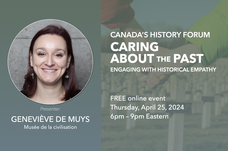 Geneviève de Muys is now presenting at the #16HistForum! We are learning how the Musée de la civilization established their new permanent exhibition to include the words of people who are often under-represented in this type of exhibition.