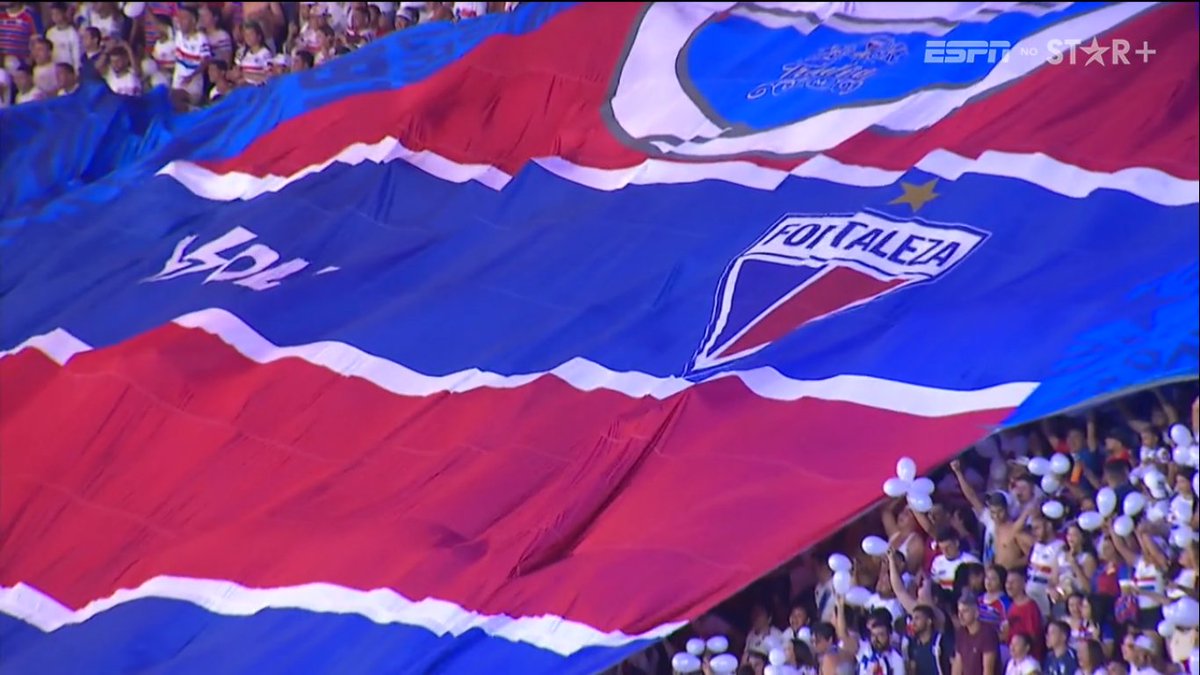 A TORCIDA DO FORTALEZA É SENSACIONAL! Arena Castelão tá linda.
#SulAmericanaNaESPN