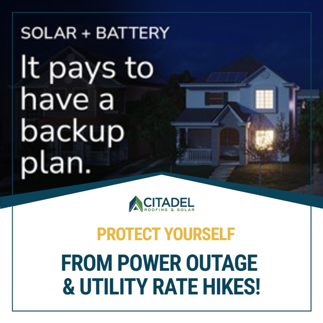 With the laws changing in 2023, Citadel Roofing & Solar made sure to adjust our system designs and battery products to ensure you maximize value when going solar 💰🌞
#SolarBattery #SolarPanels #EnergyIndependence #CleanEnergy #CitadelRS