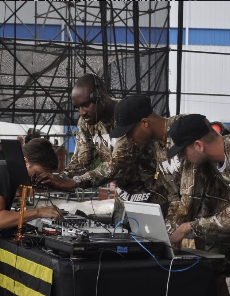 Virgil Abloh DJing for Travis Scott (2012)