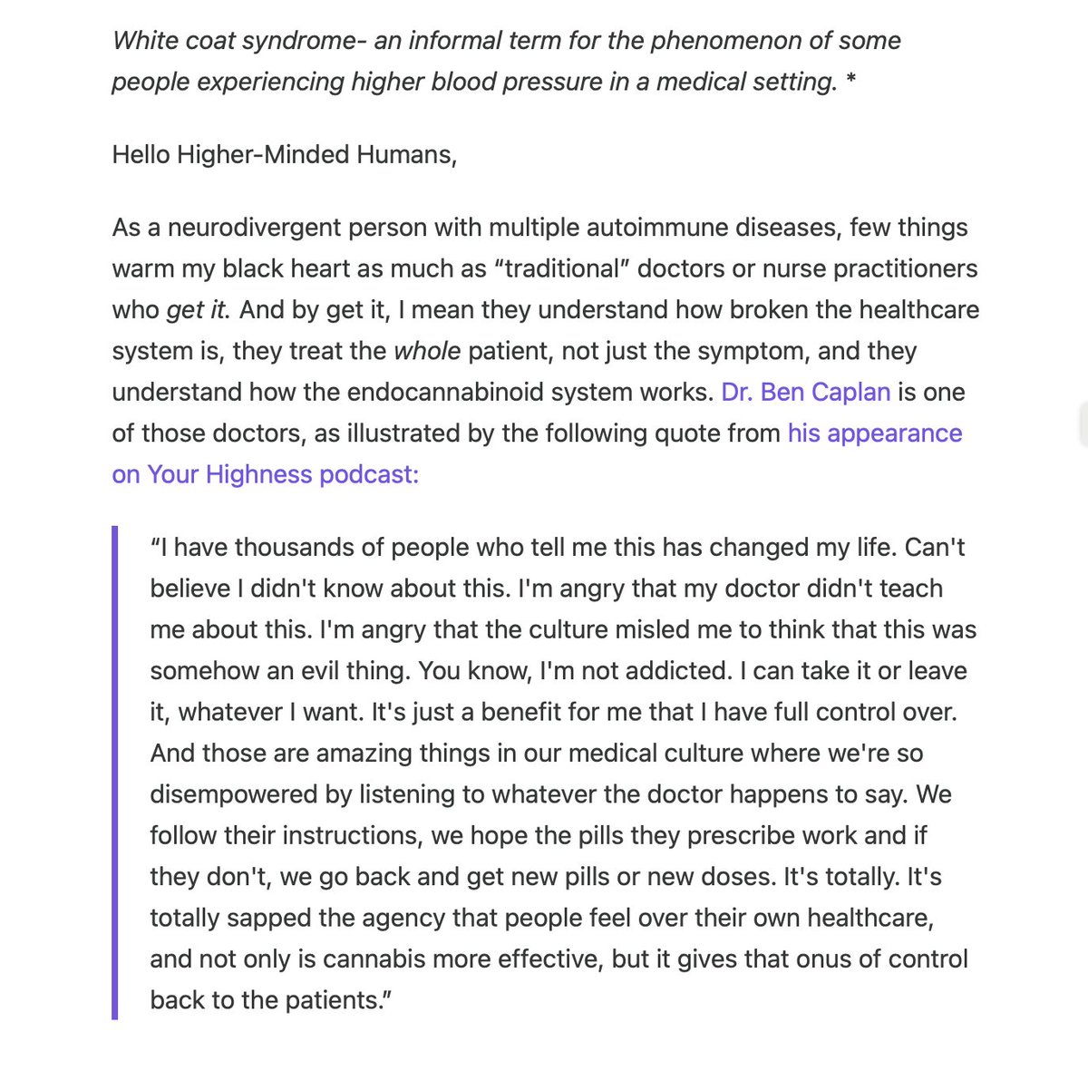 Dr Caplan tweet media