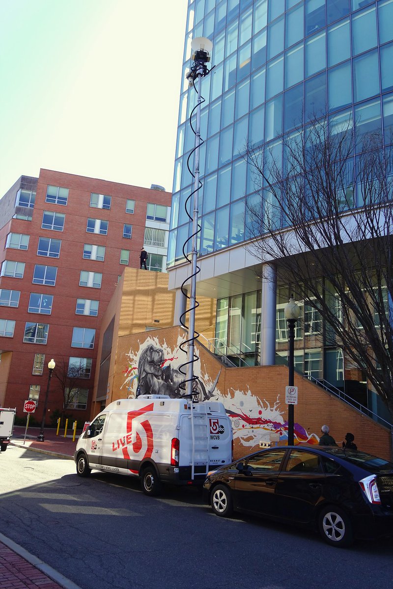 Live 5 at Northeastern University today.