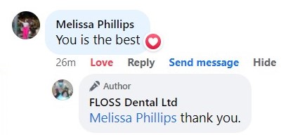 We appreciate your feedback!!

#flossdental #thetoothdr #flossboss #customerfeedback #oralhealth #dentist #dentistry #trinidadandtobago