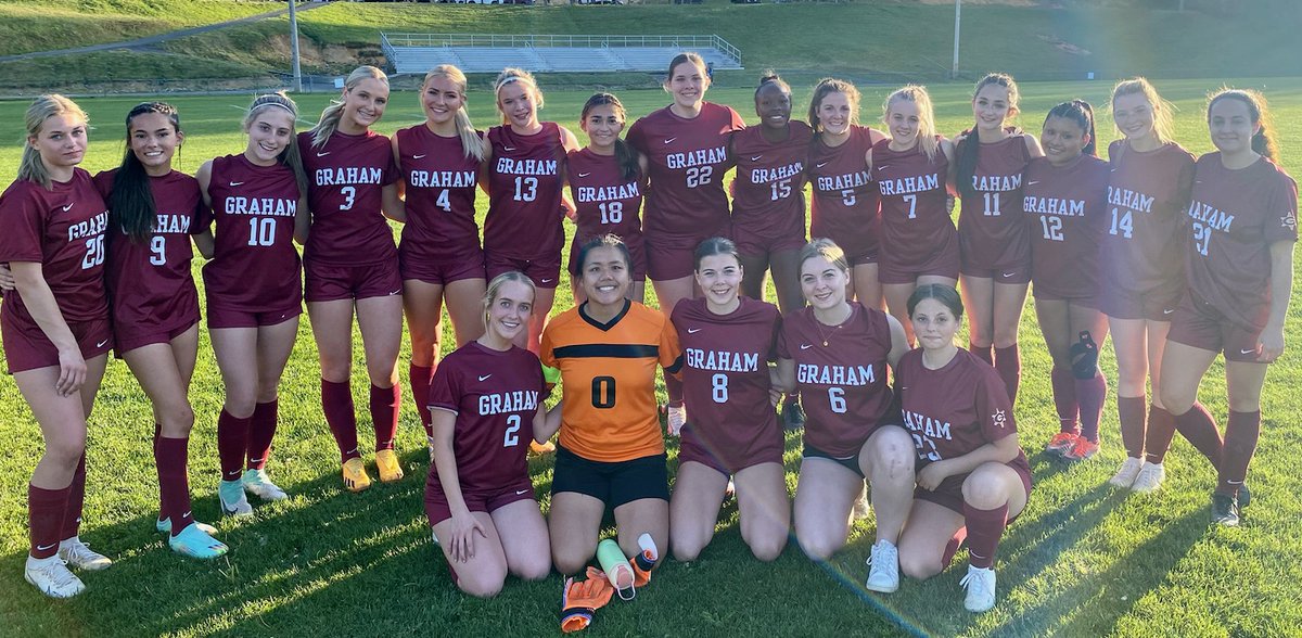 Richlands 1
Graham 8

Ella Dales ⚽⚽⚽⚽⚽
Sophie Scarberry ⚽⚽
Emmy Spaulding ⚽

Assists by-
Cadence Owen X2
Ella Dales X2
Ireland Hart
Emmy Spaulding 
Reagan Tolley

Great effort by all. Good job ladies!
#GrahamPride
<a href="/grahamgmen/">Graham High School</a>