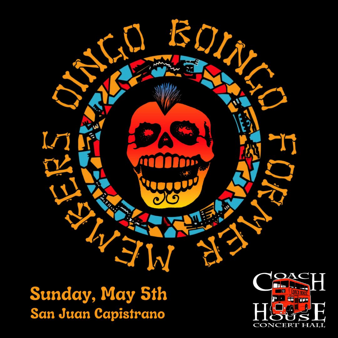 Oingo Boingo Former Members will be performing at The Coach House on May 5th! The group features former members of the legendary new wave group Oingo Boingo! Join us for a night of iconic alternative hits & secure seats TODAY! Tickets👇 thecoachhouse.com // (949) 496-8930