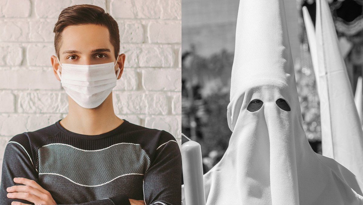 Democrats Continue Proud Tradition Of Wearing White Masks To Show Political Affiliation buff.ly/3JxMWy2