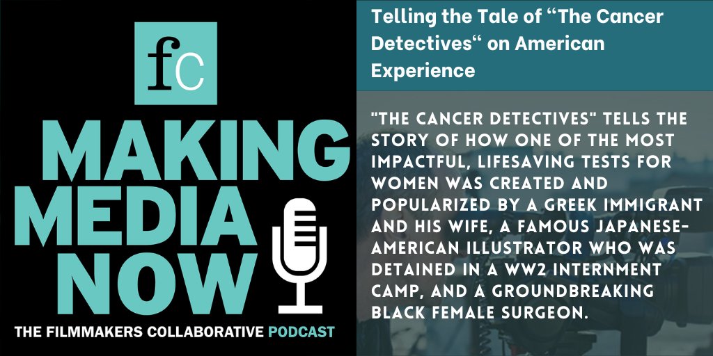 Enjoy the podcast of our honored guest: Making Media Now @AzevedoMraz86 @pcast_ol @tpc_ol @pds_ol @ncore_ol #podernfamily Hosted by Michael Azevedo Telling the Tale of 'The Cancer Detectives' on American Experience link: smpl.is/90yip