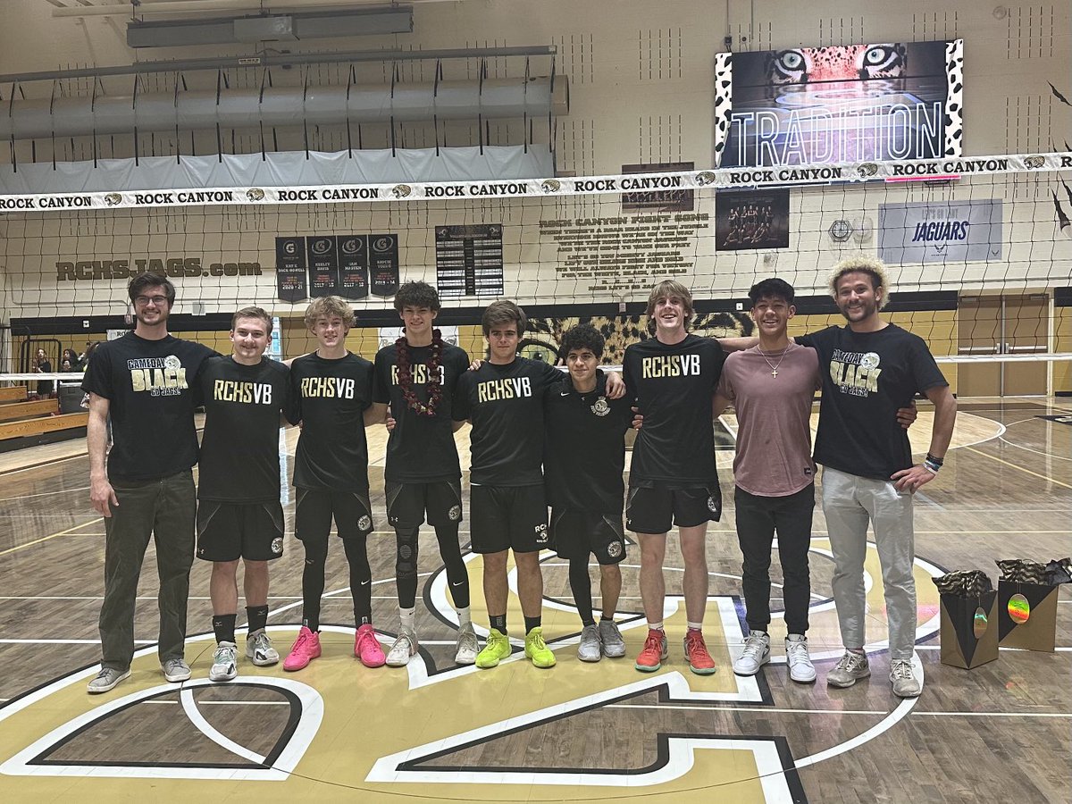Senior night in the Jungle for RCHS Boys Volleyball! Thanks for all the hard work these past 4 years! You have done a great job of laying a solid foundation. We wish you all the best in future endeavors! Go Jags!