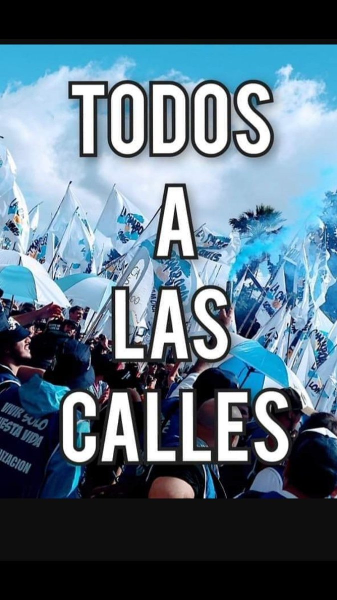 POR FAVOR COMPAÑEROS SI ESTA LEY SALE, Y EL DNU NOS HUNDIMOS SINO ESTAMOS AFUERA EL LUNES TODOS EN LA CALLE, NOS EXTERMINAN CON LA LEY LABORAL, ES MANO DE OBRA ESCLAVA. PODERES GENERALES A ESTE ESQUIZOFRENICO NO PUEDEN SALIR DEL CONGRESO LOS @DiputadosAR NI LOS @SenadoArgentina