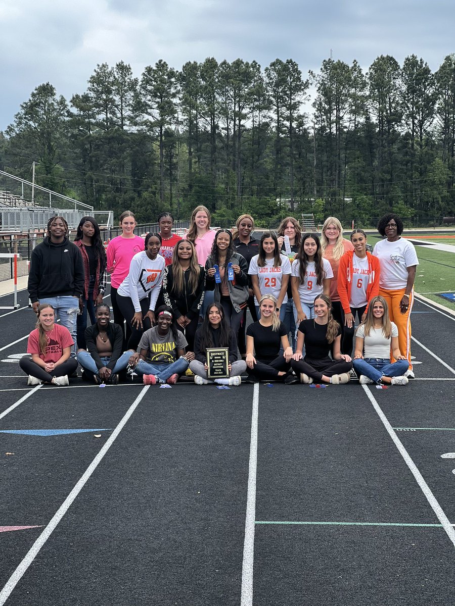 Congratulations to Coach Reddick and the Sr. Lady Jacks’ track team on winning the 2024 District Track meet!