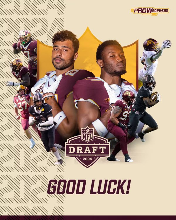 Wishing all of our guys the best of luck in the @NFLDraft!! #RTB #HYPRR #SkiUMah