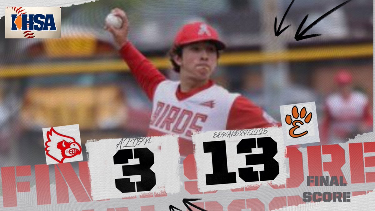 Redbird falls to the Tigers in back to back days. This time in 6 innings. Birds off till Sunday when they are scheduled to take on Father McGivney at Busch Stadium on Sunday at 1 pm. @AHS_Redbirds @AltonBaseball @Edwardsville618 @STL_SportsNews