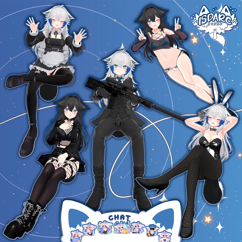 💙IsDARC🤍-🐺Wolf VTuber🐺 tweet media
