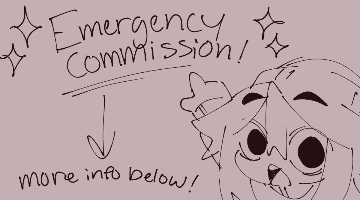 IttoKanashii's tweet photo. ‼️EMERGENCY C◆MMISSONS‼️

My phone has been stolen and I currently do not have the money to afford a replacement

I will only be drawing the things listed below!
    -10 slots ONLY! 
(Might open more slots! but please be patient) https://t.co/gm1uXsPWfv