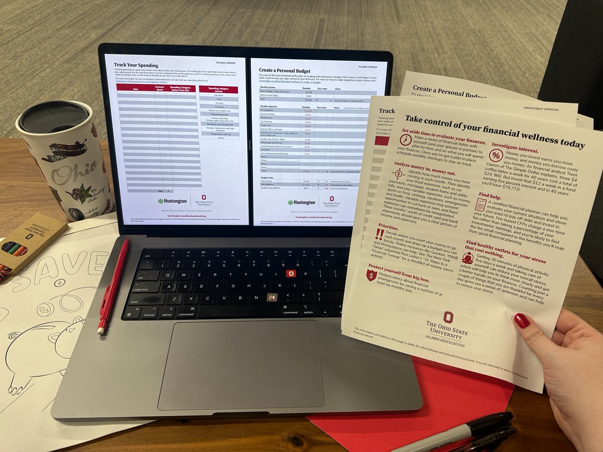 For Financial Literacy Month we teamed up with @Huntington_Bank for some special Digital Downloads! 🏦 Get your free downloadable tools and financial wellness tips at go.osu.edu/huntington-dow… #BuckeyeForLife