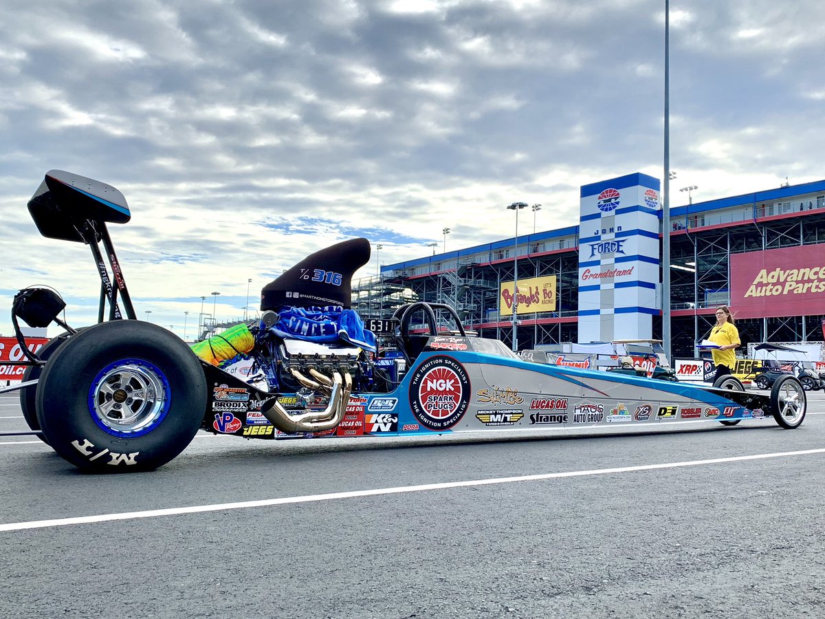 Throwback Thursday • Top Dragster Qualifying Session One at the 2019 NHRA NTK Carolina Nationals at zMax Dragway @Lucas_Oil | @MickeyThompsonT | @ArtofFast