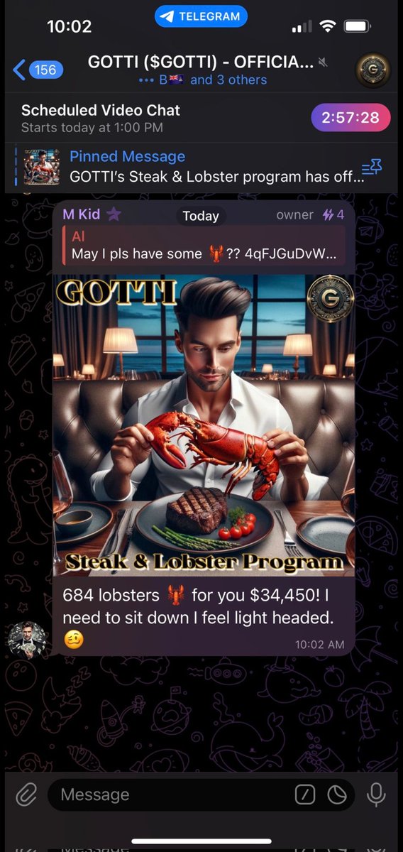 Cryptopommom's tweet photo. #Gotti  !!!!Not $Dog, Bitcoin, #Eth aka #ETHGATE  or #BabyDoge is gonna full send and give u big gains per token like #Gotti. The #USDC either. 
My friend Anne got lots of #Rewards and no other #crypto community is doing what founder @MKid12276995
is doin. Look at the Chart. Beast mode!
NOT FOR JEETS! nfa
Only Serious #Hodl 
Its gonna #earthquake #crypto 
https://t.co/HODvg51Z2d