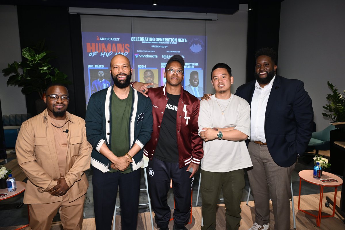 On Monday night, MusiCares brought our fourth activation of our Humans of Hip Hop initiative to #Chicago! We hosted a panel discussion, titled 'Generation Next: Amplifying Chicago’s New Creatives of Hip Hop,” and provided custom ear molds for preventative hearing care. 👂